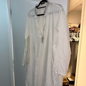 Junaid Jamshed kameez white